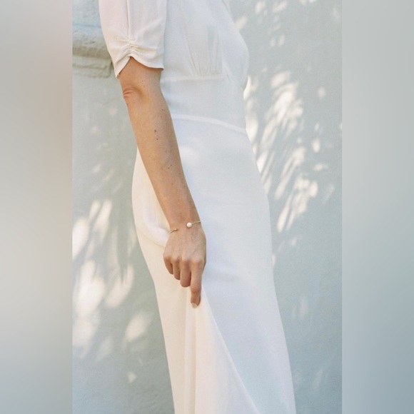 NWT Reformation Dusk Dress Ivory - Picture 4 of 16